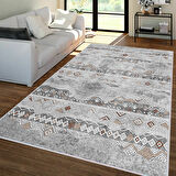 Eliana Home Dijital Baskı Yıkanabilir Kaymaz Taban Salon Halısı Ve Yolluk LNA1393-HT703