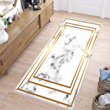 Dijital Baskı Yıkanabilir Kaymaz Taban Salon Halısı Ve Yolluk LNA1535-SD047