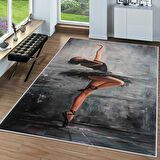 Dijital Baskı Yıkanabilir Kaymaz Taban Salon Halısı Ve Yolluk LNA1623