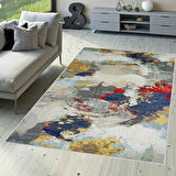 Dijital Baskı Yıkanabilir Kaymaz Taban Salon Halısı Ve Yolluk LNA1711