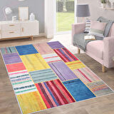 Dijital Baskı Yıkanabilir Kaymaz Taban Salon Halısı Ve Yolluk LNA1714