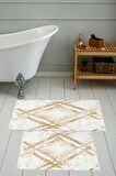 Eliana Home Dijital Baskı 2'li Banyo Paspas Takımı  LNA5-0769 100x60 ve 60x50 cm