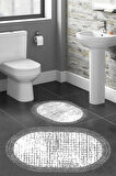 Eliana Home Dijital Baskı 2'li Banyo Paspas Takımı  LNA5-HS209 100x60 ve 60x50 cm