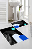 Eliana Home Dijital Baskı 2'li Banyo Paspas Takımı  LNA5-SD935 100x60 ve 60x50 cm