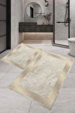 Eliana Home Dijital Baskı 2'li Banyo Paspas Takımı  LNA5-SM273 100x60 ve 60x50 cm