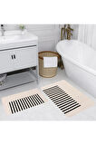 Eliana Home Dijital Baskı 2'li Banyo Paspas Takımı  LNA5190 100x60 ve 60x50 cm