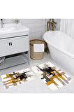 Eliana Home Dijital Baskı 2'li Banyo Paspas Takımı  LNA5198 100x60 ve 60x50 cm