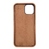 Apple iPhone 12 Pro Max Uyumlu Deri Arka Kapak ROCK RST2EF Taba