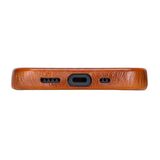 Apple iPhone 13 Mini Uyumlu Deri Arka Kapak ROCK RST2EF Taba