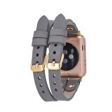 Bouletta Apple Watch Uyumlu Deri Kordon Ely Double Tour GT RST9