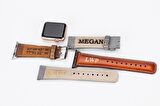 Bouletta Apple Watch Uyumlu Deri Kordon 38-40-41mm RT CP22 Lila