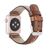 Bouletta Apple Watch Uyumlu Deri Kordon 42-44-45mm RST2EF Taba
