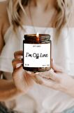 I'm Off Line Beyaz Etiket Amber Kavanoz Mum Dekor Aromaterapi Rahatlatıcı Vanilya Kokusu 210 GR