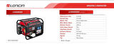 Loncin LC3500DAS Benzinli Monofaze Jeneratör 3.5 KWA İPLİ