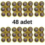LOREX 48 adet Koli Bandı Şeffaf Akrilik 45 mm * 100 metre
