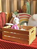 Masif Ahşap Sandık - Saklama Depolama Ve Düzenleme Için Tahta Kutu Çok Amaçlı Organizer - Wooden Box