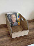 Ahşap 45LIK Plak Sandığı - Organizer Kutu - Wooden 45 Record Box