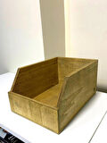Ahşap 45LIK Plak Sandığı - Organizer Kutu - Wooden 45 Record Box