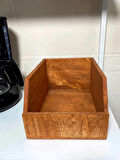 Ahşap 45lik Plak Sandığı - Organizer Kutu - Wooden 45 Record Box