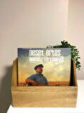 Ahşap LP Plak Sandığı - Organizer Kutu - Wooden LP Record Box