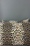 Leopar Desenli 2 Adet 50x70 cm Fermuarlı Yastık Kılıfı
