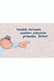 Temiz Ayaklar Operasyonu Kapı Önü Paspas LoveBug-T