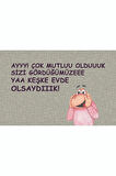 Keşke Ya ! Kapı Önü Paspas LoveBug-T