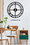Dekoratif Duvar Saati 50x50cm + Aslanlı Tablo