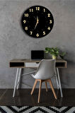 Dekoratif Aynalı Duvar Saati 50x50cm + Kuşlu Tablo