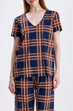 Laperissa Kadın Pijama Alt Üst Takım Çok Renkli 2XL Mevsimlik Pamuklu