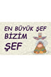 Bizim Aşçı İş Yeri Paspası LoveBug-T