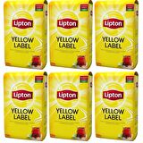 Lipton Yellow Label Organik Dökme Siyah Çay 6x1000 gr 
