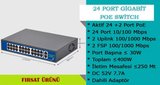 24 Port 10/100/1000MBPS 24+2 Gigabit Poe Switch