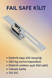 Fail Safe Elektronik Kapı Kilit Karşılığı-(Enerji Yokken Açık )