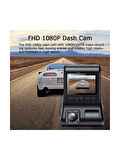 1080P Full Hd 3 Kameralı Hafıza Kartına Kayıtlı Hareket Algılamalı Araç Kamerası