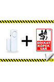 Lorex Pencere Alarm Dikkat Köpek Var Pvc Set