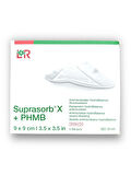 Suprasorb X + PHMB Antimikrobiyal HydroBalance Yara Örtüsü 9 x 9 Cm Kare – Ref 20541 – 1 Adet