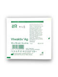 Vliwaktiv Ag Gümüşlü ve Emici Aktif Kömürlü Yara Örtüsü 10 x 10 cm – Ref 20701 – 10 Adet (1 KUTU)