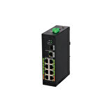 DAHUA LR2110-8ET-120 8FE ePoE Port (120W), 1GE Uplink, 1xSFP Endüstriyel Switch