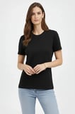 Bisiklet Yaka Tişört Regular Kalıp Basic Pamuklu Günlük Kullanım Tshirt
