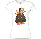 Naruto Ninja Beyaz Bayan Tshirt
