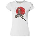 Levi Ackerman - Attack on Titan II Beyaz Bayan Tshirt