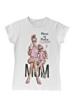 Mama of Drama Anneler Günü Beyaz Bayan Tshirt