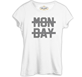 Mon Day Beyaz Bayan Tshirt