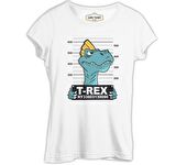 Wanted - Trex Beyaz Kadın Tshirt