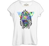 Sitting Cat - Kedi Beyaz Bayan Tshirt