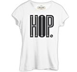 Hip Hop with IO Beyaz Bayan Tshirt