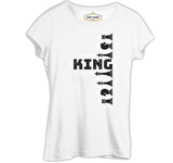 Satranç - King Beyaz Bayan Tshirt