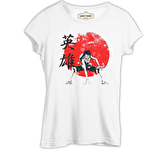 One Piece - Hero Beyaz Bayan Tshirt