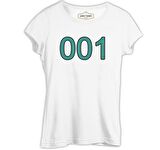 Squid Game - 001 Beyaz Bayan Tshirt